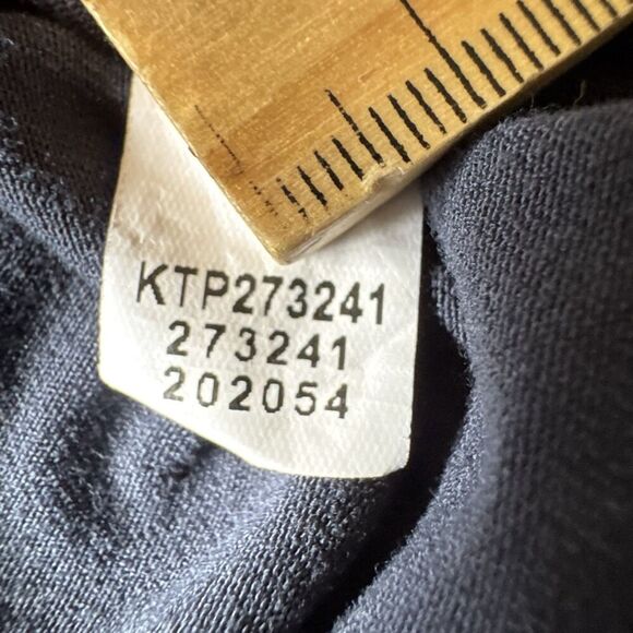 J JILL Wearever Convertible-Shoulder Smocked-Neck Top Blue Floral Size Womens M - Picture 7 of 9